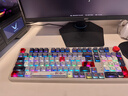 SKN青龍4.0 機械鍵盤(pán) 三模無(wú)線(xiàn)鍵盤(pán) 98配列鍵盤(pán) Gasket結構客制化鍵盤(pán) ZMK/QMK方案 2U大鍵0 青龍4.0曜-凱華極地狐軸【核動(dòng)力鍵帽】 曬單實(shí)拍圖