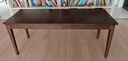 源氏木語(yǔ)北歐實(shí)木書(shū)桌雙人辦公桌書(shū)房工作臺黑胡桃木長(cháng)桌家用桌子 (南洋金檀木)1.8米書(shū)桌(深60cm) 曬單實(shí)拍圖
