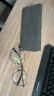 依視路（ESSILOR） 鉆晶系列高清耐磨防藍光近視超薄鏡片專(zhuān)業(yè)配度數眼鏡架男女鏡框 鈦+金屬-全框-4023BK-黑色 鏡框+依視路膜御防藍光1.60現片 曬單實(shí)拍圖