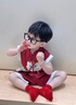 G.DUCKKIDS小黃鴨周歲禮服男寶寶抓周衣服女漢服百日宴百天滿(mǎn)月嬰兒套裝夏季 紅色+香囊 90 建議1~2歲【 80-90cm】cm 曬單實(shí)拍圖