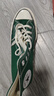 匡威（Converse）官方 1970S巴恩風(fēng)穿搭運動(dòng)帆布鞋叢林綠綠色168508C 綠/168508C 41.5 曬單實(shí)拍圖