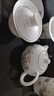 金鑲玉功夫茶具整套裝陶瓷茶壺茶杯送人禮品盒高檔羊脂玉白瓷 勝境套裝 曬單實(shí)拍圖