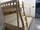 星曦菲（SINCE FLY FURNITURE） 上下床兒童床實(shí)木高低床男孩多功能分體上下鋪雙層拖床 高低床+床墊*3（拖床款） 上寬1米*下寬1.2米*長(cháng)2米 曬單實(shí)拍圖