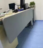 虞萌馨迪辦公桌屏風桌下?lián)醢鍝躏L防走光隔板免釘安裝辦公五金配件 淺灰120X40免打孔安裝 配件 曬單實拍圖
