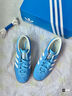 adidas「T頭鞋」STADT經(jīng)典時(shí)尚薄底運動(dòng)板鞋男女阿迪達斯三葉草   藍色/亮白/漢玉白   40.5 曬單實(shí)拍圖