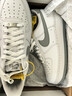 耐克NIKE板鞋女空軍一號(hào)AF1 AIR FORCE 1運(yùn)動(dòng)鞋DD8959-100白38 曬單實(shí)拍圖