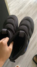 adidas ADIPUFF面包鞋保暖防滑耐磨柔軟中幫棉鞋阿迪達斯輕運動(dòng) 黑色/碳黑/皇家藍(推薦腳型偏胖選大半碼)   40.5 曬單實(shí)拍圖