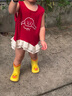 豬爸爸兒童雨鞋女童防滑雨靴男童寶寶幼兒防水學(xué)生小童女款小孩膠鞋 150 曬單實(shí)拍圖