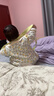 巴拉巴拉童裝嬰兒羽絨服連體衣寶寶2025新款冬裝加厚保暖哈衣爬服萌趣造型 咖色小鴨子-白鴨絨 100 cm-充絨量107g 曬單實(shí)拍圖