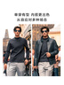 布先生熱膽小高領(lǐng)加厚長(cháng)袖打底白色T恤男春秋純色打底衫上衣KT01878 【小高領(lǐng)】礦石灰 L /175 曬單實(shí)拍圖