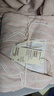 無(wú)印良品（MUJI）女式 無(wú)側縫雙層紗織 睡衣 家居服套裝  粉紅色條紋5A XL 曬單實(shí)拍圖