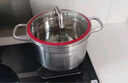 歐樂(lè )菲（OLOFE）304不銹鋼食品級寶寶輔食湯奶鍋熬湯煮粥大容量加厚雙耳湯鍋24cm 曬單實(shí)拍圖