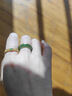 【普陀山直發(fā)】碧玉戒指和田玉素圈指環(huán)男女玉石對戒尾戒翡翠綠色 富貴吉祥碧玉果綠收藏款 【已過(guò)香祝?！?jì)葟?8mm 曬單實(shí)拍圖