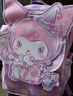 艾欣兒幼兒園書(shū)包女童超輕女孩小班中大班可愛(ài)輕便卡通2356歲入園小背包 紫色庫洛米 曬單實(shí)拍圖