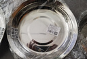 onlycook316不銹鋼盤(pán)子 食品級餐碟子 家用備菜盤(pán) 圓盤(pán)餐盤(pán)餐具 26cm 曬單實(shí)拍圖