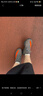 阿迪達斯Yeezy350灰湖綠夏日透氣椰子男女休閑鞋HQ2060 UK740.5 曬單實(shí)拍圖