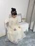 花童婚禮小女孩禮服高端秋冬公主裙女童蓬蓬紗主持人鋼琴演奏禮服 201香檳色【送皇冠】 130 【建議40-46斤】 曬單實(shí)拍圖