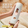 炊大皇（COOKER KING）高硼硅玻璃水杯防燙防滑茶杯茶漏學(xué)生男女士便攜高顏值透明家用 優(yōu)雅白 曬單實(shí)拍圖