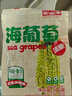 云山半鹽漬海葡萄100g*2即食兒童涼拌菜魚(yú)子醬火鍋商家用贈4種蘸料海藻 曬單實(shí)拍圖