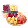 【鮮切四拼】西瓜+西州蜜瓜+紅心火龍果+鳳梨 原切750g 曬單實(shí)拍圖