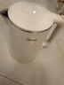 美的（Midea）電熱水壺煮水壺家用小型電燒水壺 0涂層食品級304不銹鋼雙層防燙無(wú)縫內膽1.5升容量 1566 曬單實(shí)拍圖