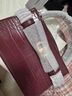 CHARLES&KEITH鱷魚紋凱莉包手提斜挎婚包包女包生日禮物CK2-50270880-1 Burgundy葡萄酒紅色 S 曬單實(shí)拍圖