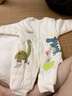 婧麒（JOYNCLEON）新生兒棉服秋冬季初生寶寶夾棉連體衣嬰兒加厚棉襖外出服冬款 恐龍直開 59cm 曬單實(shí)拍圖
