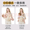 愛(ài)寶適嬰兒背帶新生兒背巾前抱橫抱式外出多功能抱娃神器摩卡棕 M415 曬單實(shí)拍圖