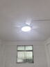 美的（Midea）風(fēng)扇燈餐廳吊扇燈led臥室52寸開(kāi)葉扇全光譜五葉扇熟睡風(fēng)包安裝 曬單實(shí)拍圖