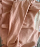 貓人（MiiOW）孕婦哺乳秋衣秋褲套裝大碼孕期睡衣產(chǎn)后喂奶月子服中厚款保暖內衣 淺粉 3XL （參考體重：170-190斤） 曬單實(shí)拍圖