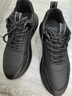 昌祥回力秋冬季男鞋子男士工裝勞保鞋加絨棉鞋休閑運動(dòng)板鞋防水工作老爹鞋 FH-奇越5812黑色單鞋 41 曬單實(shí)拍圖