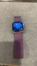 Apple/蘋(píng)果 Watch Series 10 智能手表GPS款42毫米玫瑰金色鋁金屬表殼梅子色回環(huán)式運動(dòng)表帶MX1X3CH/B 曬單實(shí)拍圖