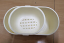 【懶人必備】嗑瓜子神器零食水果收納盒堅果客廳茶幾家用瀝水果盤(pán) 【顏色隨機】懶人雙層·瀝水果盤(pán) 曬單實(shí)拍圖