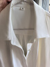 伯德小姐白色襯衫女職業(yè)裝高級感面試正裝上衣小個(gè)子日常通勤內搭長(cháng)袖襯衣 曬單實(shí)拍圖
