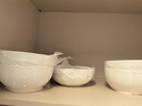 京東京造 盤(pán)子 餐盤(pán)牛排西餐具菜盤(pán)家用陶瓷水果盤(pán) 如雪8英寸盤(pán)*6 曬單實(shí)拍圖