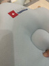 Hoag（霍格）嬰兒定型枕糾正頭型0-6-12月矯正新生兒寶寶枕頭護頸神器 白+藍色 【母嬰A類(lèi)一等品】 曬單實(shí)拍圖