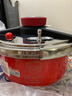 雙喜壓力鍋304不銹鋼多重防爆單手開(kāi)合電磁爐燃氣灶通用大容量高壓鍋 【珊瑚紅-建議2-3人】4L/口徑 22cm 曬單實(shí)拍圖