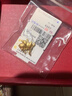 周六福  黃金吊墜女款3D硬金可愛(ài)傲嬌貓咪掛墜 定價(jià) 1.24g 曬單實(shí)拍圖