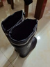 昔雨雨鞋男士輕便防水鞋防滑雨靴子廚師鞋膠鞋 3313高筒束口 40 曬單實(shí)拍圖