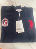 U.S. POLO ASSN.衛(wèi)衣男秋季圓領(lǐng)潮流寬松長袖T恤男士休閑上衣男裝 藏藍(lán)色 XL  曬單實拍圖