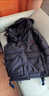 花花公子加肥加大碼羽絨棉馬甲男士秋冬季2025新款無(wú)袖坎肩外穿棉服背心 黑色 XL 曬單實(shí)拍圖
