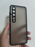 RON適用小米10手機殼男女全包防摔磨砂硅膠超薄新款曲面屏高檔MI帶掛繩軟 【曜石黑】單殼 小米 10 曬單實(shí)拍圖
