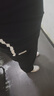JEANSWEST LIFE真維斯男士春秋休閑褲重磅棉垂感顯高男褲純色挺括青少年直筒褲子 曬單實(shí)拍圖