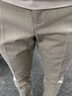 九牧王【修身有型】商務(wù)休閑西褲垂感舒適男褲易打理防褪色公務(wù)九分褲 灰色+JA2C-40136 34 175/86A 2.6尺 腰圍88cm 曬單實(shí)拍圖