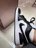 耐克NIKE休閑鞋男女熊貓AJ 1喬丹JORDAN 1運動鞋DC0774-101黑白38.5 曬單實拍圖