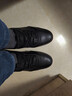 廚王防滑防水防油皮鞋廚師鞋男士休閑鞋廚房專(zhuān)用工作鞋加絨黑色勞保鞋 黑色標準款（防滑防水） 40 曬單實(shí)拍圖