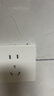 施耐德電氣 五孔插座帶開(kāi)關(guān) 86型電源插座面板 一開(kāi)五孔 皓呈 奶油白色 曬單實(shí)拍圖