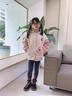 靚貝城堡女童外套秋冬款2025新款洋氣女寶寶棉服加絨加厚上衣兒童冬裝棉衣 粉色 110cm 曬單實拍圖
