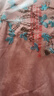 恒源祥（HYX）2025夏季新款新中式國風刺繡棉麻V領連衣裙女大尺碼寬松遮肉長裙 粉色【重工刺繡】 L 100-120斤 曬單實拍圖
