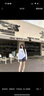 浪莎山本冰絲短褲女夏季寬松肌理感休閑短褲高腰闊腿五分褲 曬單實(shí)拍圖